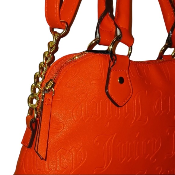 NWT 🍊Juicy Couture Dome Satchel
Crossbody Bright Tangerine 🧡 - Picture 3 of 13
